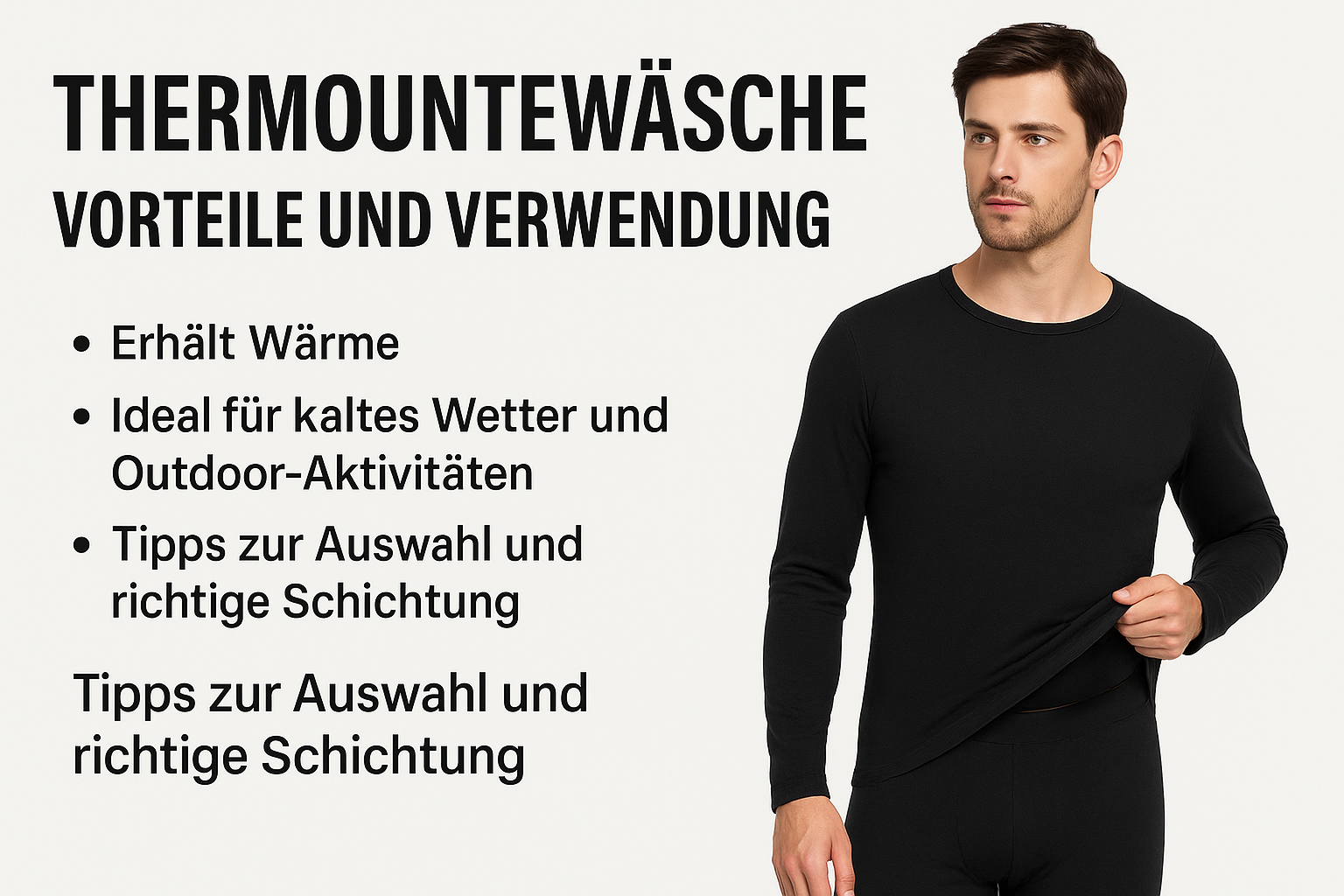 Thermounterwäsche: Warum sie im Winter unverzichtbar ist