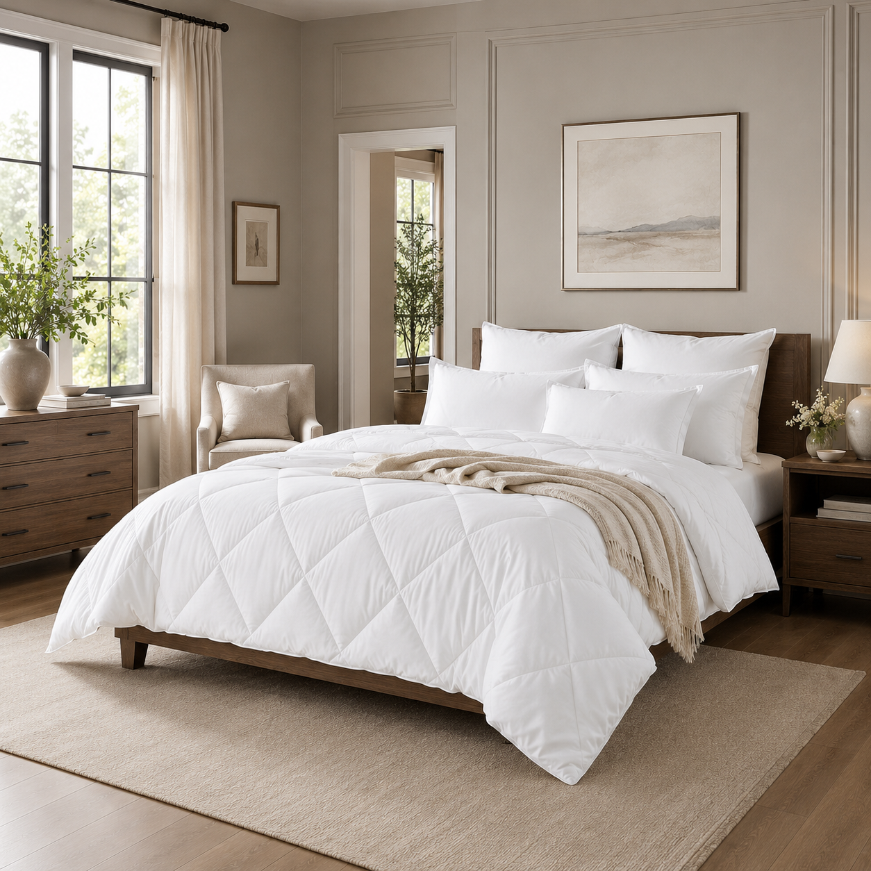 Premium Polyester Bettdecke, Hypoallergen
